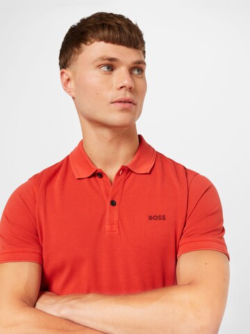 BOSS Regular Fit Poloshirt 'Prime' in Rot