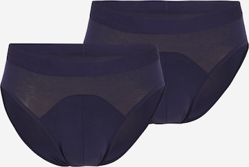 SLOGGI - Cueca 'men EVER Soft' em azul: frente