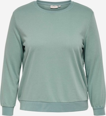 ONLY Carmakoma Sweatshirt in Green: front
