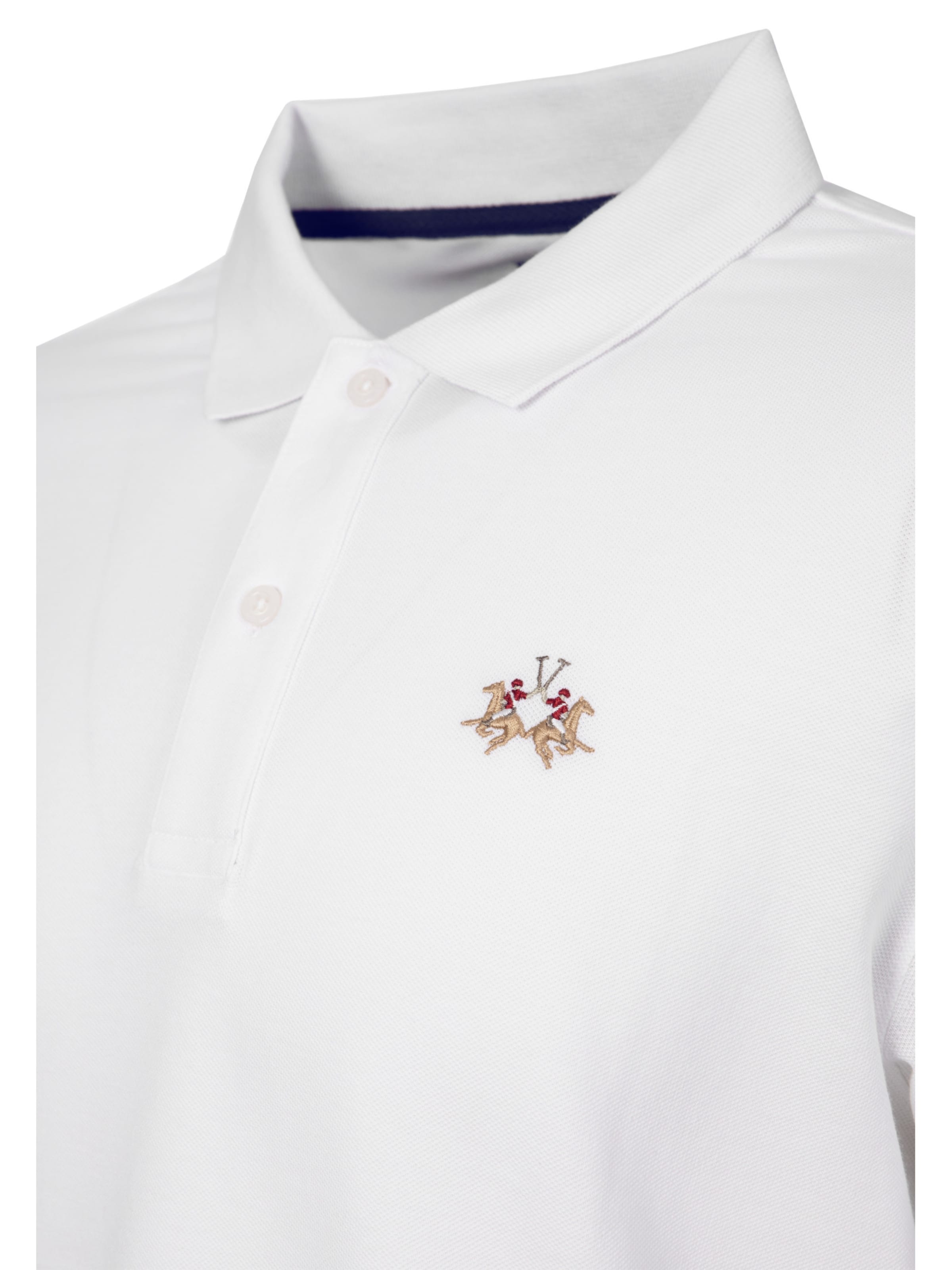 La Martina Shirt ' CCMP12 ' in Wit