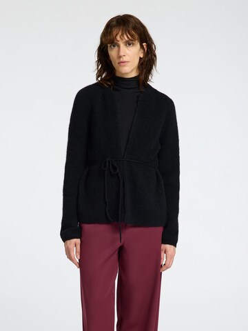 Cardigan SELECTED FEMME en noir : devant