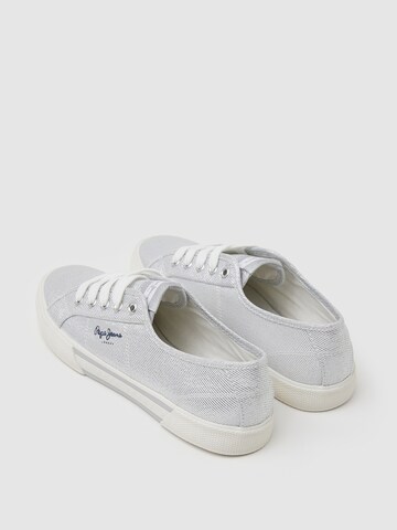 Pepe Jeans Sneakers 'Brady Party' in Silver