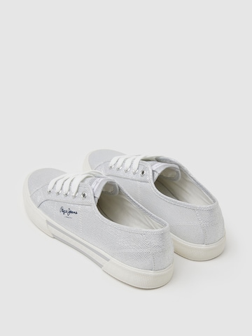 Pepe Jeans Sneakers 'Brady Party' in Silver