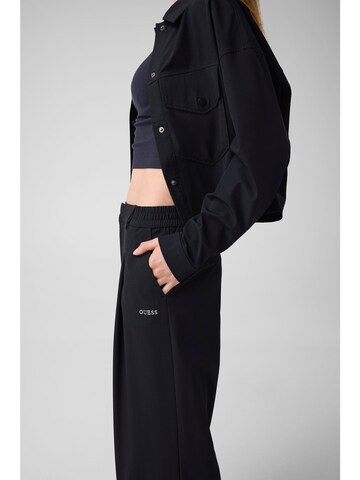 GUESS Wide Leg Hose in Schwarz