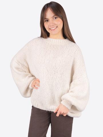 Pull-over 'Adelina' Seasons of April en beige : devant