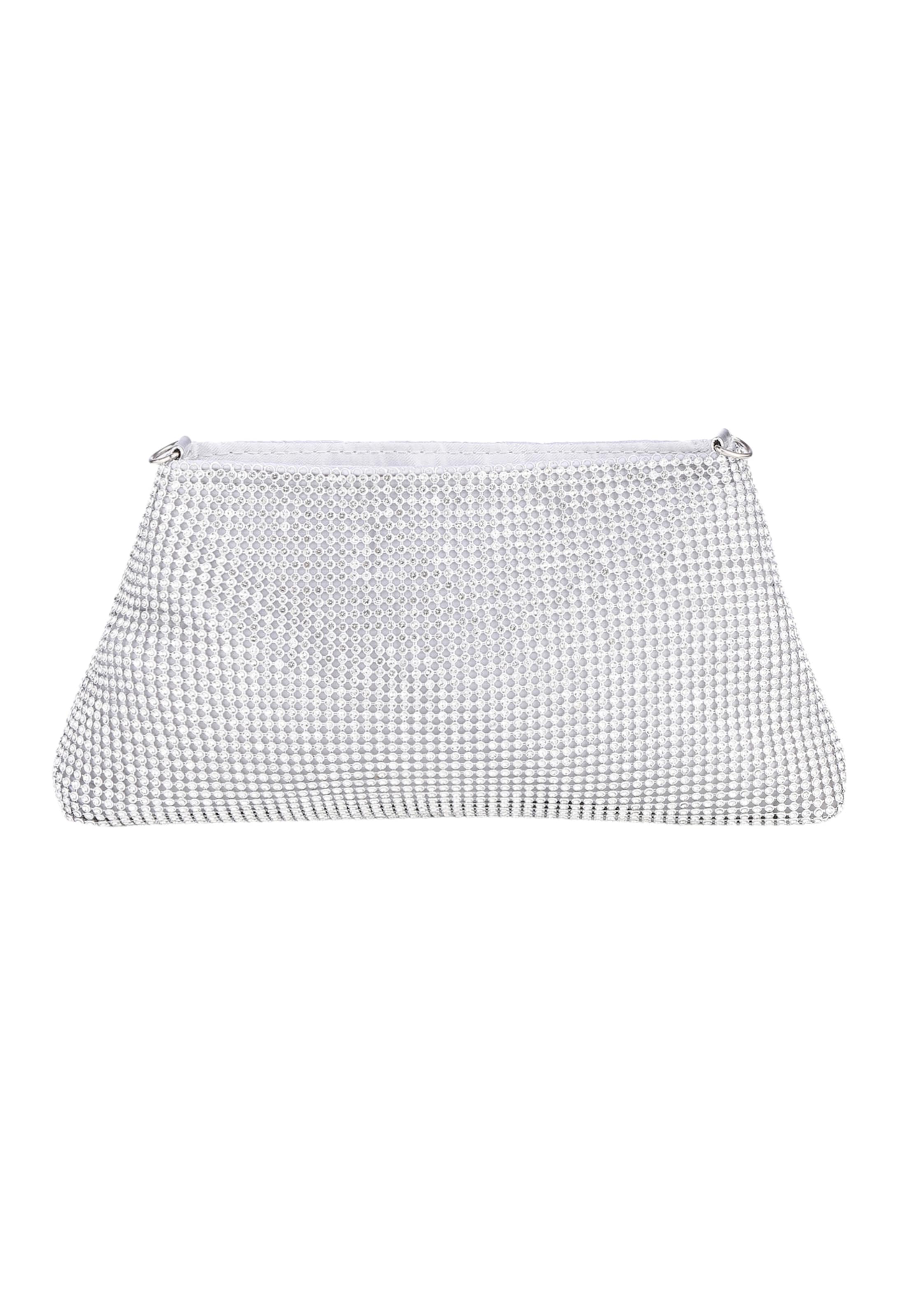 NAEMI Clutch i sølv: forside