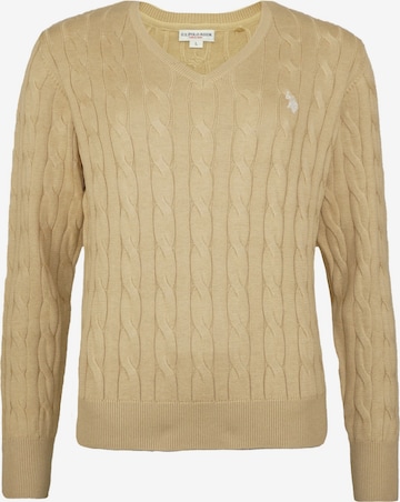 Pullover di U.S. POLO ASSN. in beige: frontale