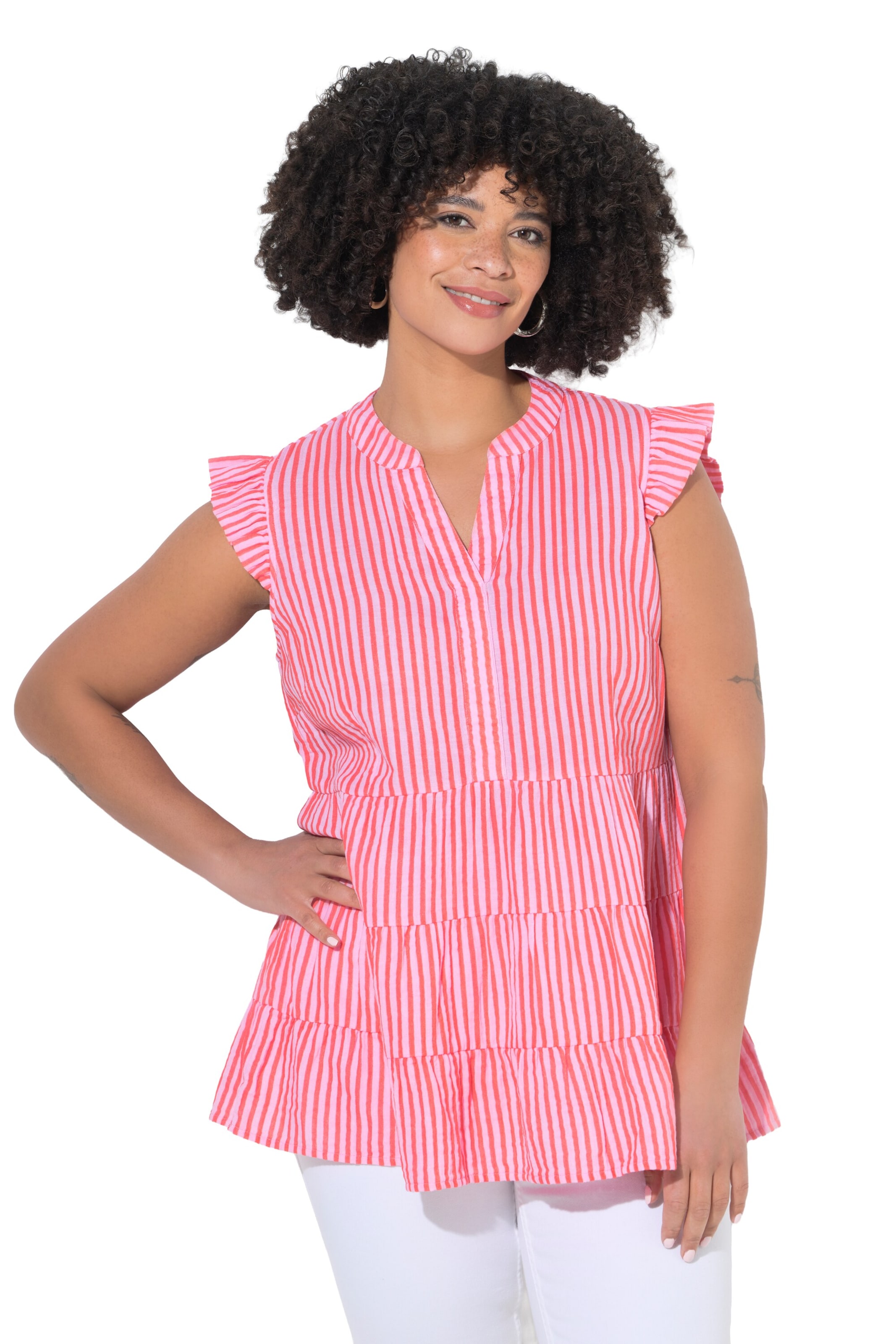 Angel of Style Bluse in Rot: Vorderseite