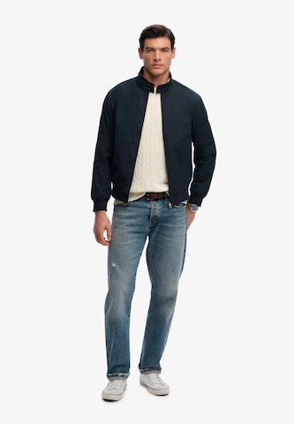 Veste mi-saison 'Harrington' Superdry en bleu