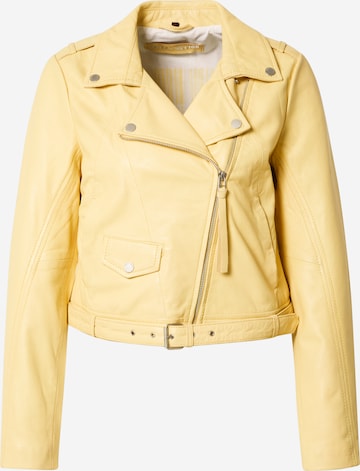 FREAKY NATION Between-Season Jacket in Yellow: front