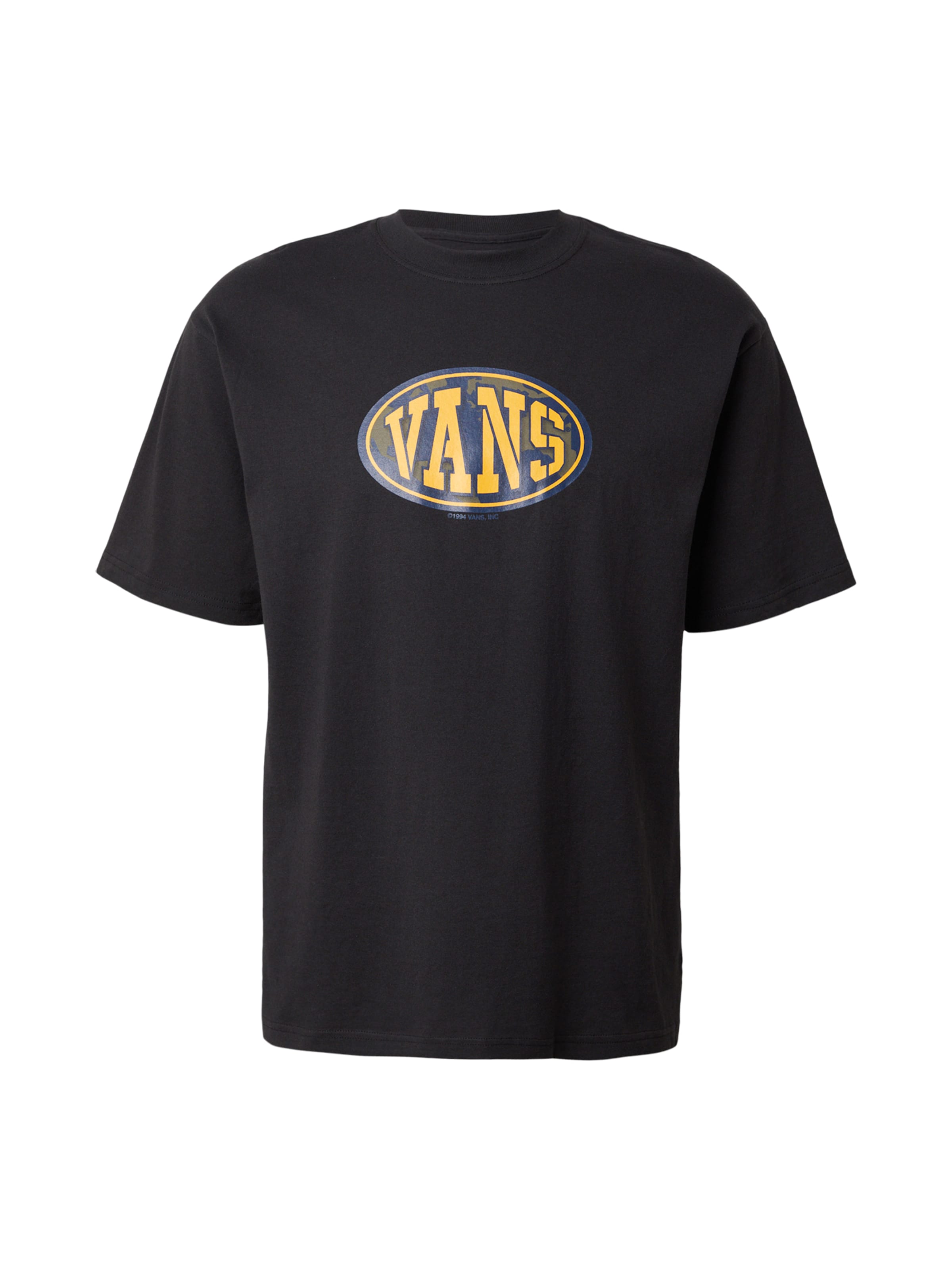 VANS Majica 'WORLDWIDE94' | mornarska / rumena / črna barva, Prikaz izdelka