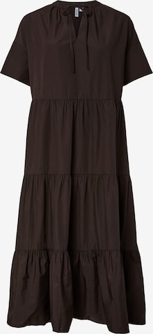 Robe 'PCFarry' PIECES en marron : devant