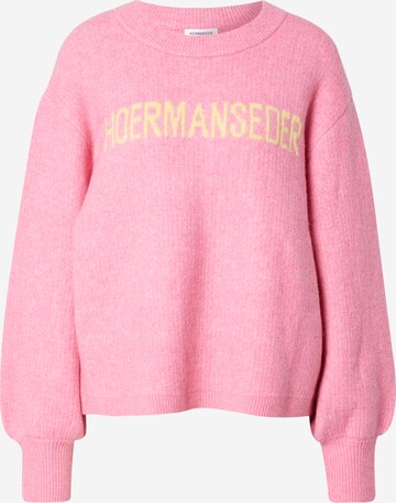 Hoermanseder x About You Sweater 'Carolin ' in Pink: front