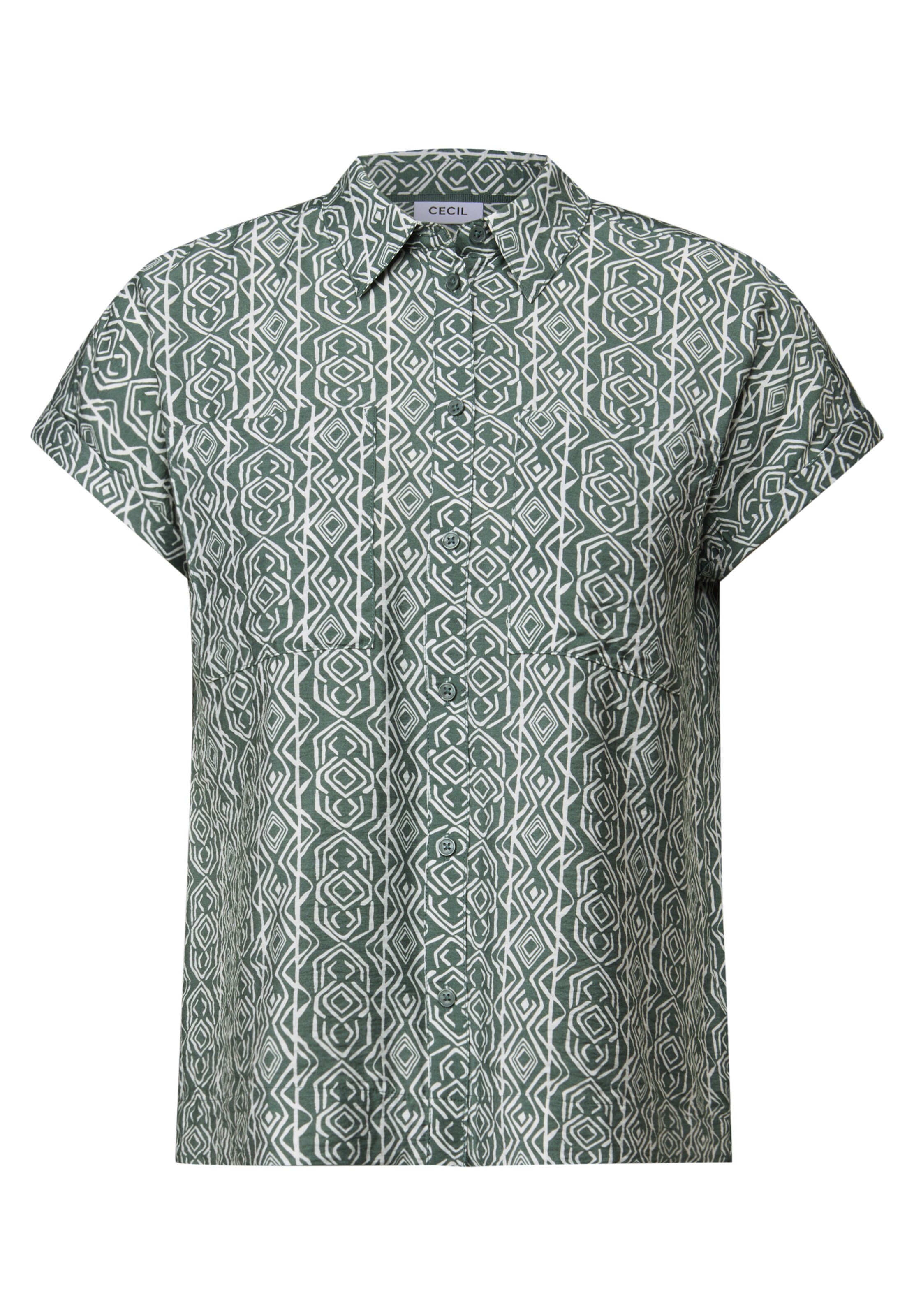 CECIL Blouse in Green: front