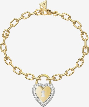 auksinė GUESS Apyrankė 'HEART LOCK': priekis
