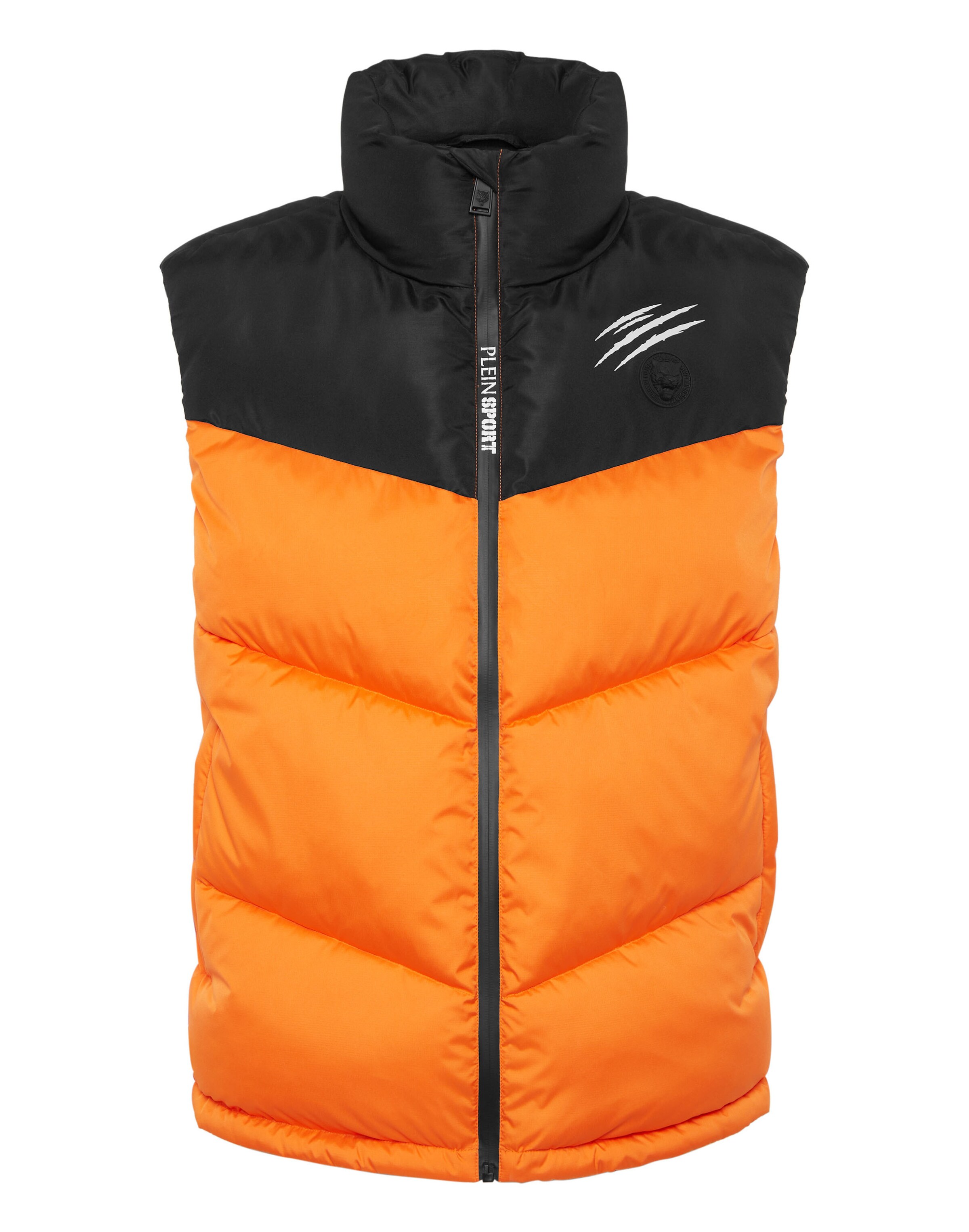 Plein Sport Bodywarmer in Oranje: voorkant