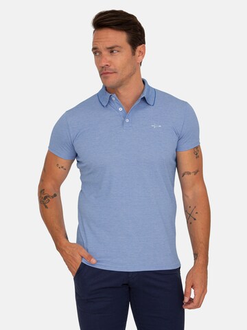 T-Shirt 'Interlok' Jacey Quinn en bleu : devant