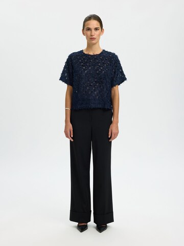 SELECTED Bluse in Blau