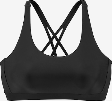 Bustier Hauts de bikini 'Cora' VENICE BEACH en noir : devant