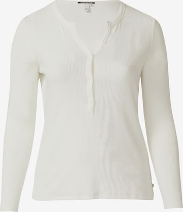 T-shirt QS en blanc : devant