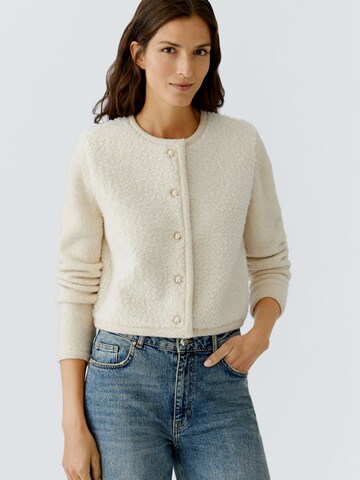 OUI Strickjacke in Beige: Vorderseite