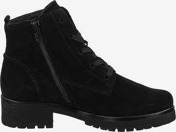 GABOR Lace-Up Ankle Boots in Black