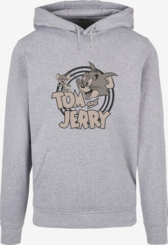 ABSOLUTE CULT Sweatshirt 'Tom and Jerry - Circle Basic' in Grey: front