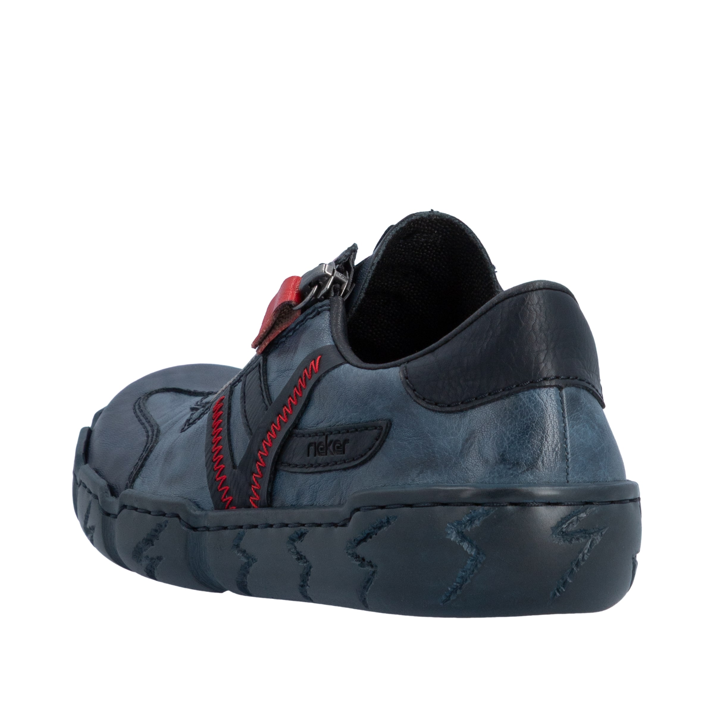 Baskets basses Rieker en bleu