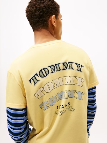 Tommy Jeans Μπλουζάκι σε κίτρινο