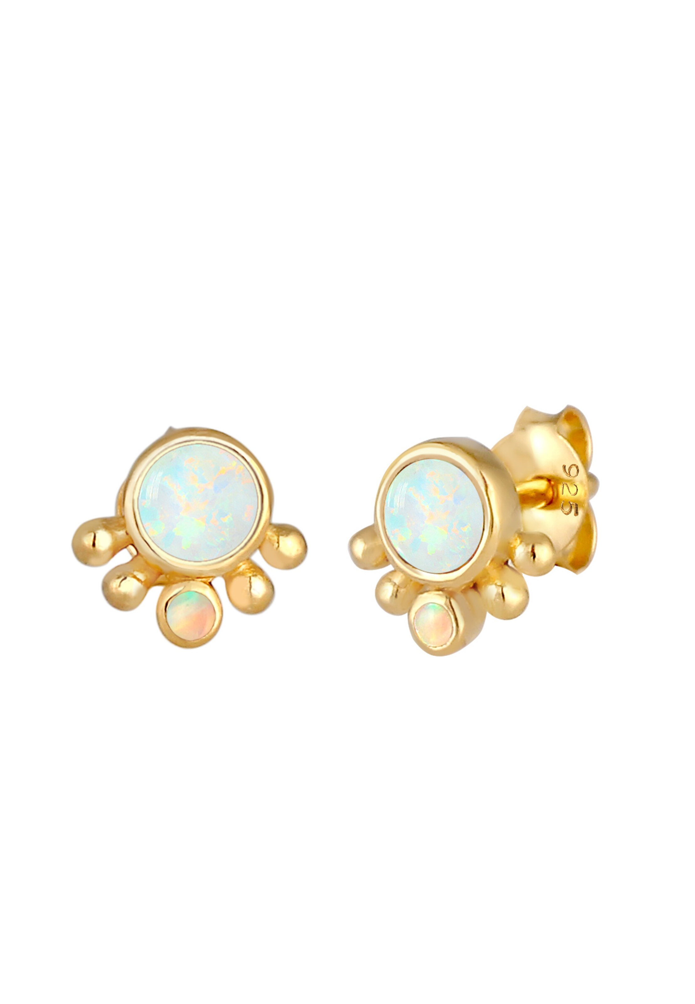 Boucles d'oreilles ELLI en or : devant