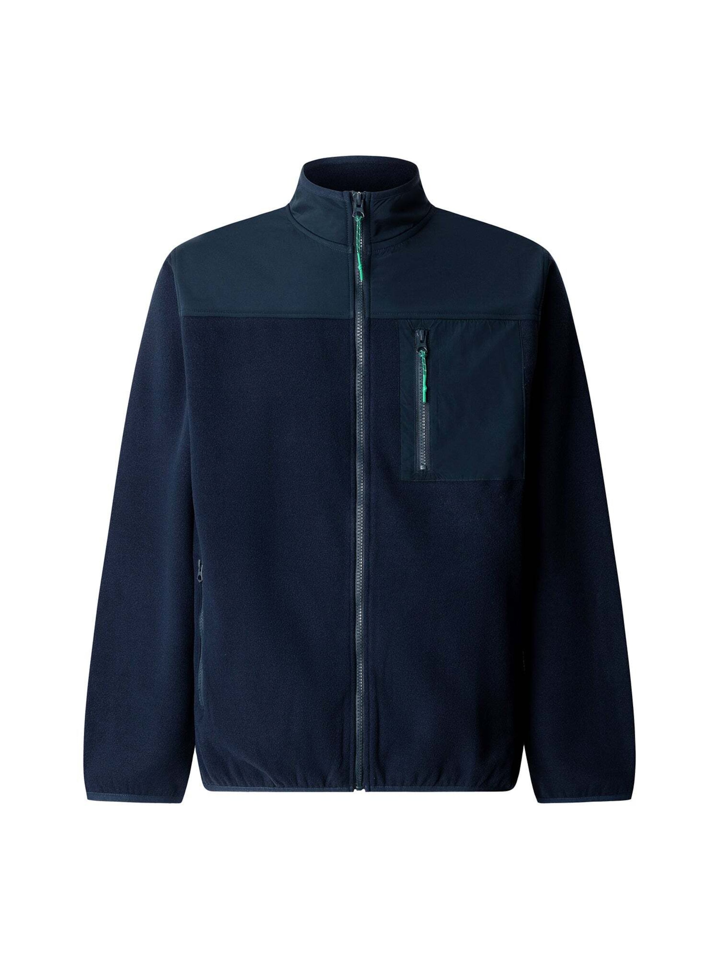 Pepe Jeans - Chaqueta polar en azul: frente