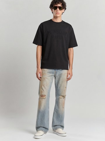 Mansour Shirt 'Paris College' in Zwart: voorkant