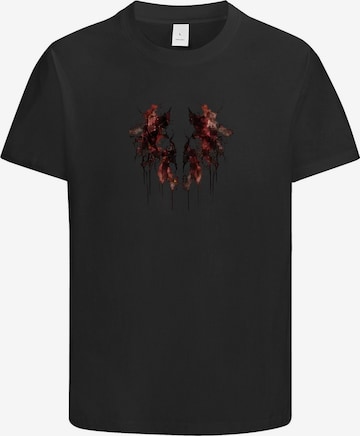 HUSKSWARE Shirt 'Grafik' in Schwarz: Vorderseite
