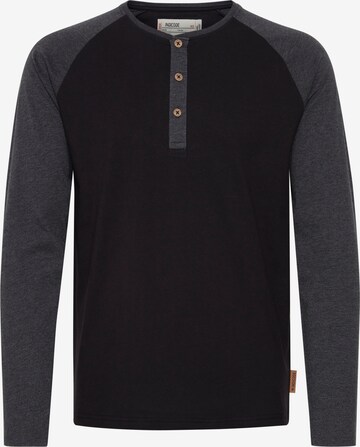 INDICODE JEANS Shirt 'Winston' in Zwart: voorkant