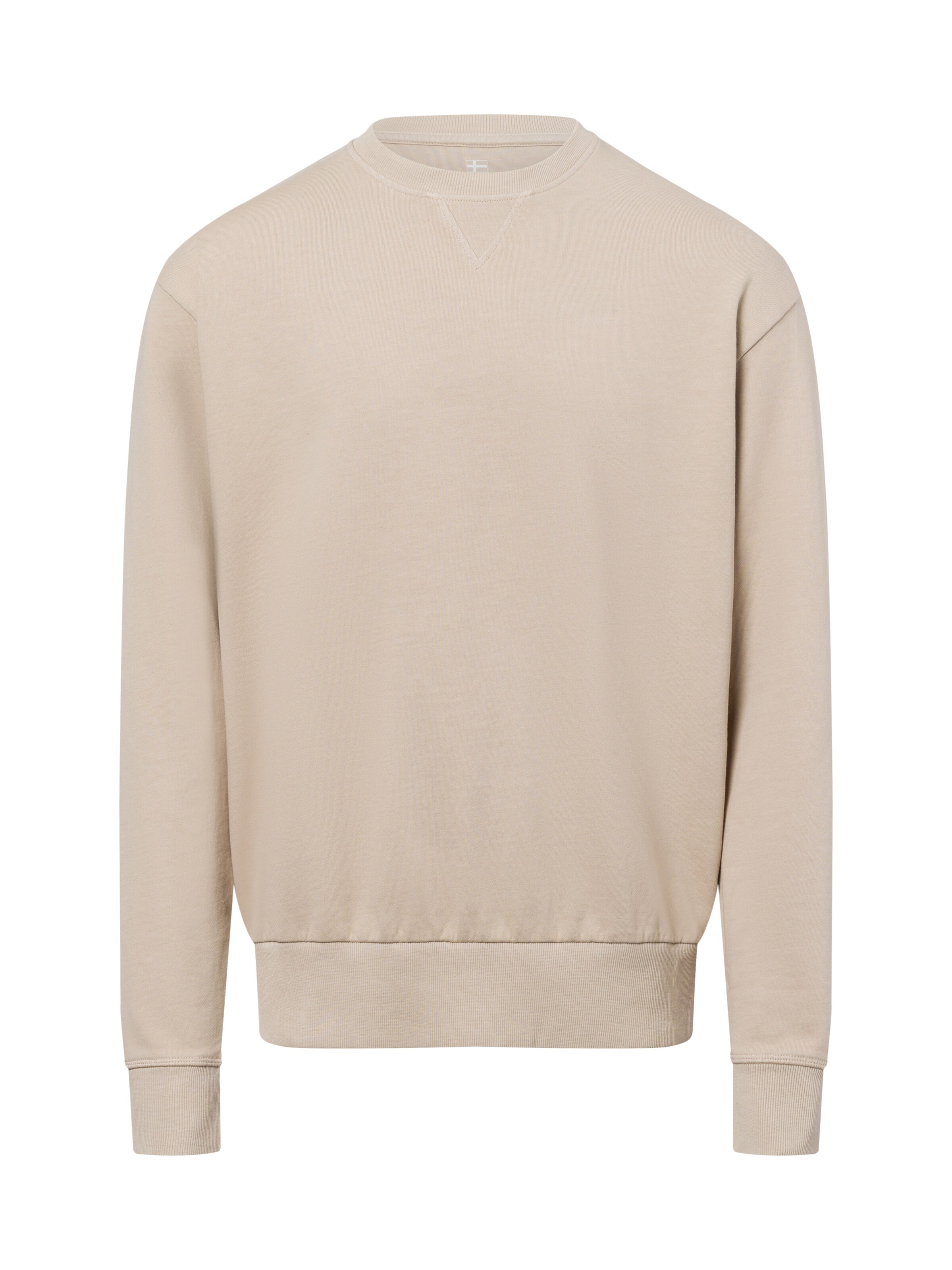 Nils Sundström Sweatshirt in Beige: front