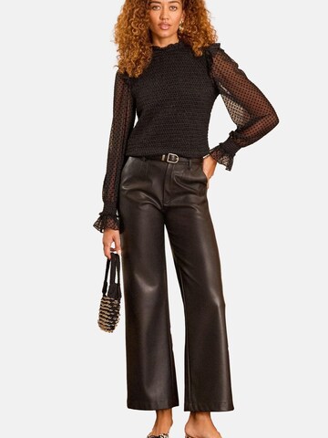 love & roses Blouse in Black: front