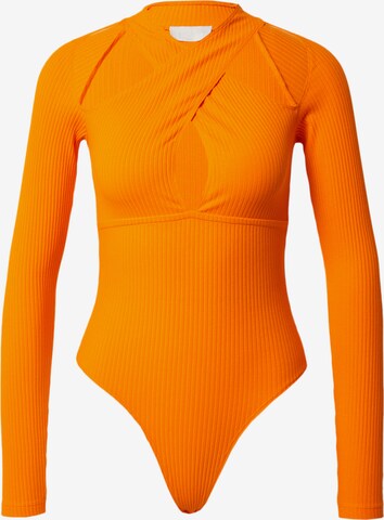 LeGer by Lena Gercke Shirt Bodysuit 'Selena' in Orange: front