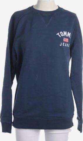 Tommy Jeans Sweatshirt & Zip-Up Hoodie in S in Blue: front