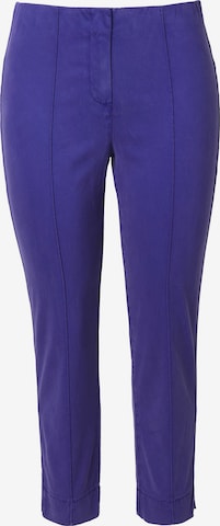 Ulla Popken Broek in Blauw: voorkant