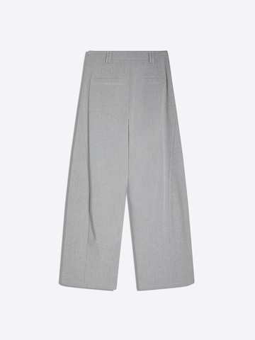 Bershka Широки крачоли Панталон с набор в сиво