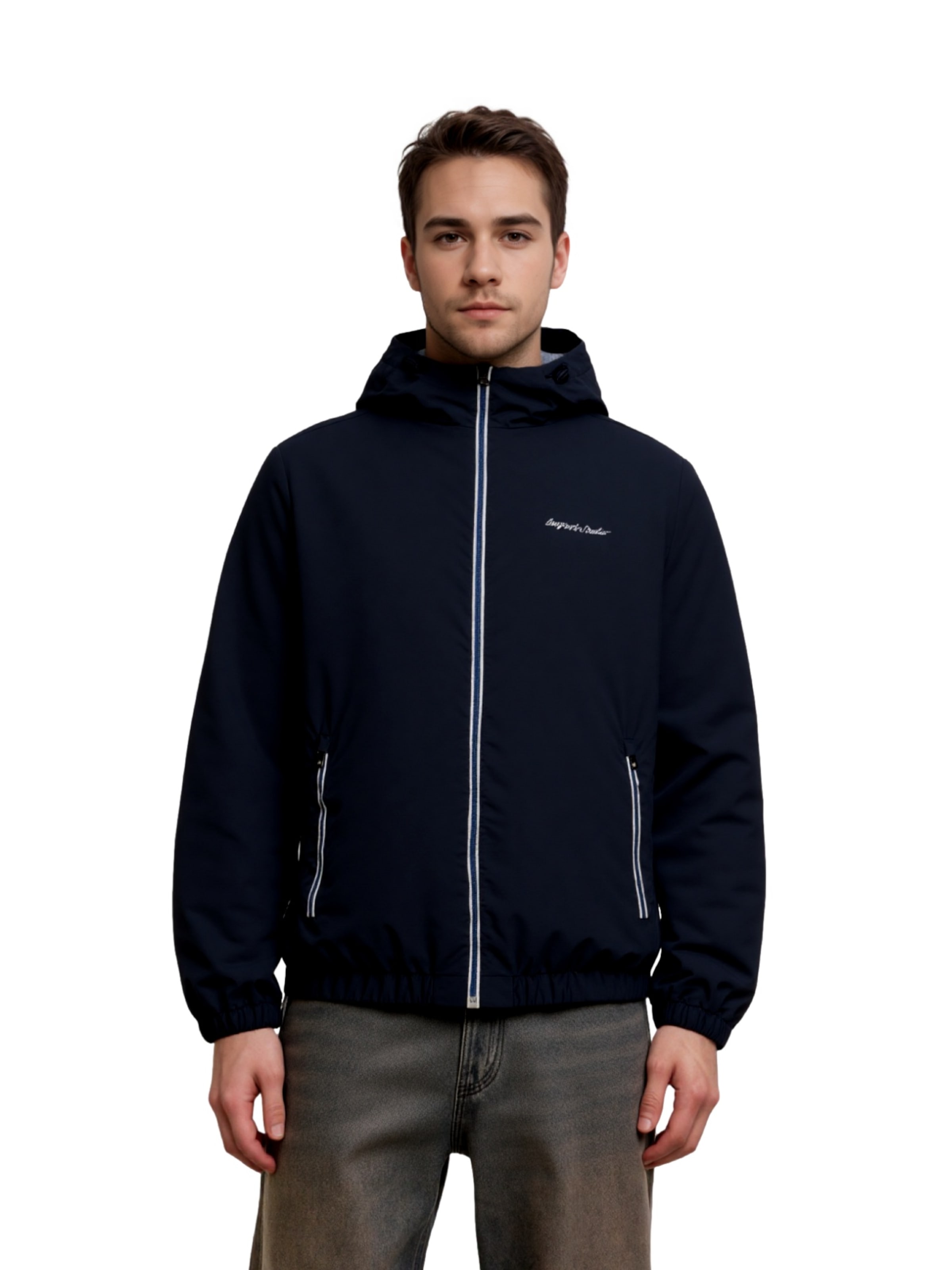 JACK & JONES Between-season jacket 'Nantucket' in Blue: front