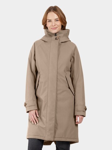 Didriksons Performance Jacket in Brown: front