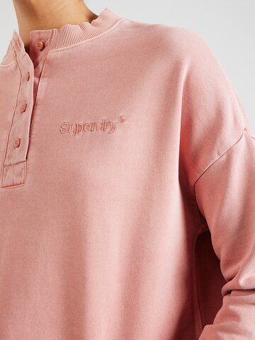 Superdry Bluzka sportowa w kolorze różowy