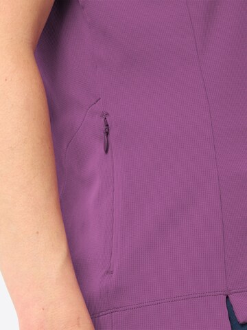 VAUDE Performance Shirt 'W Adlux HZ' in Purple