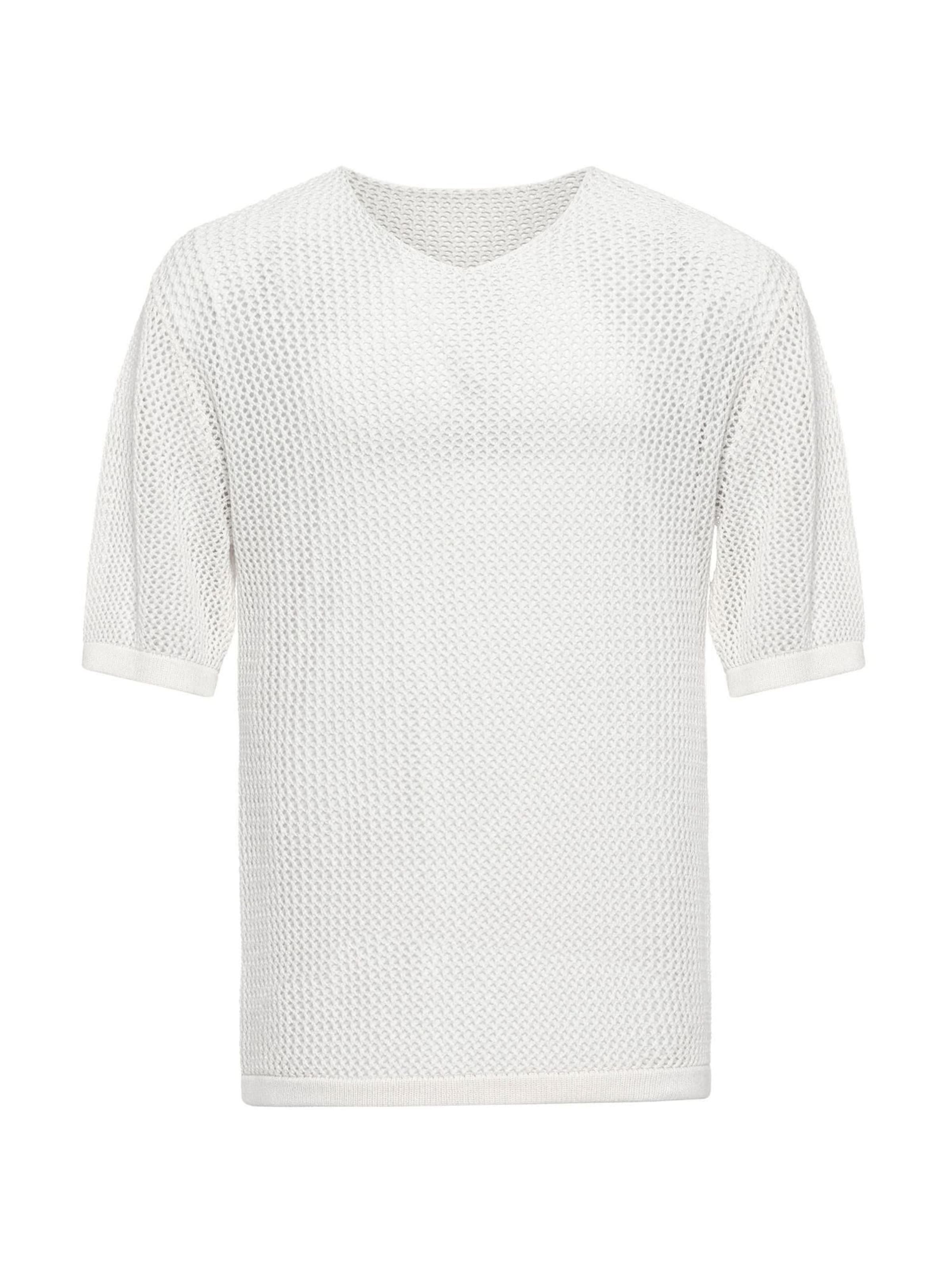 Antioch Pullover in Weiß: Vorderseite