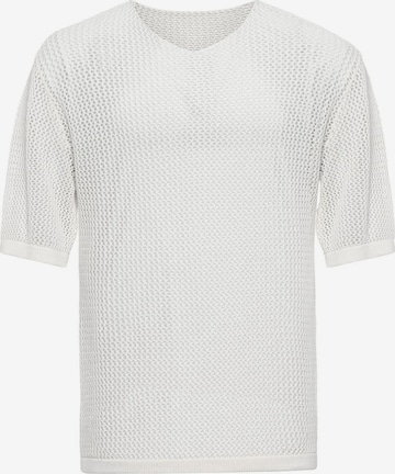 balta Antioch Megztinis: priekis