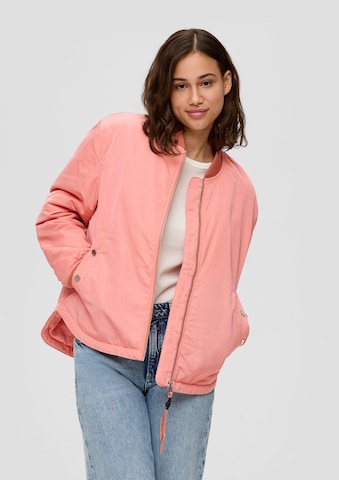 Veste mi-saison QS en rose : devant