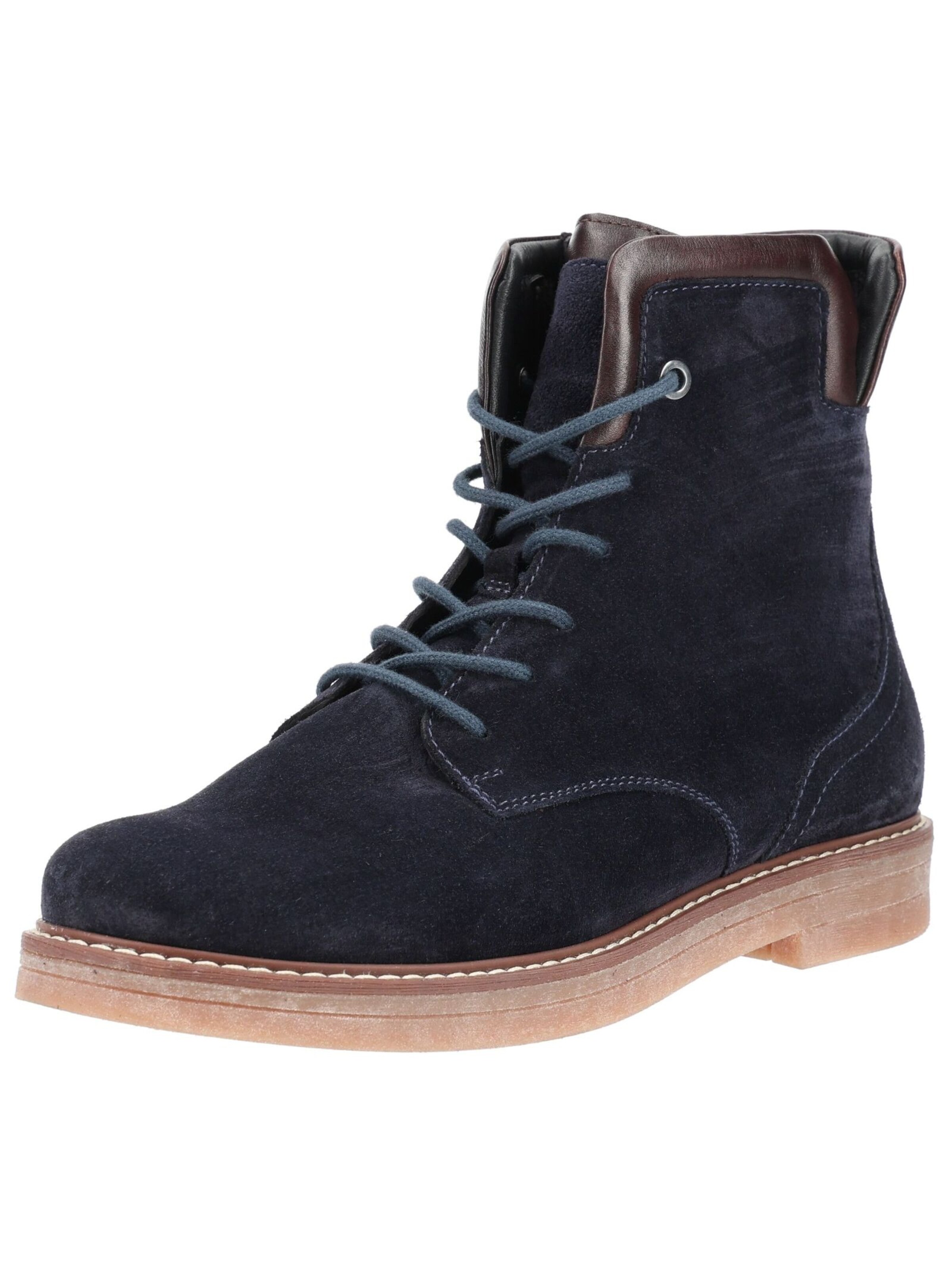 Bottines à lacets ARA en bleu : devant