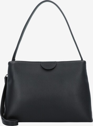 Seidenfelt Manufaktur Shoulder Bag in Black: front