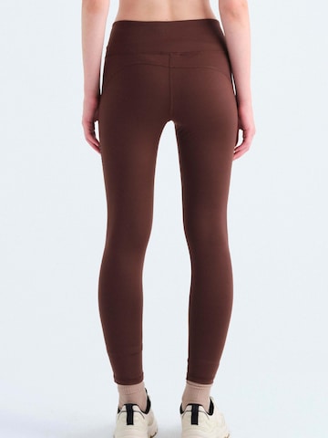 Rockupy Skinny Leggings 'Chandra'‌‌‌‌‌‌ in Braun